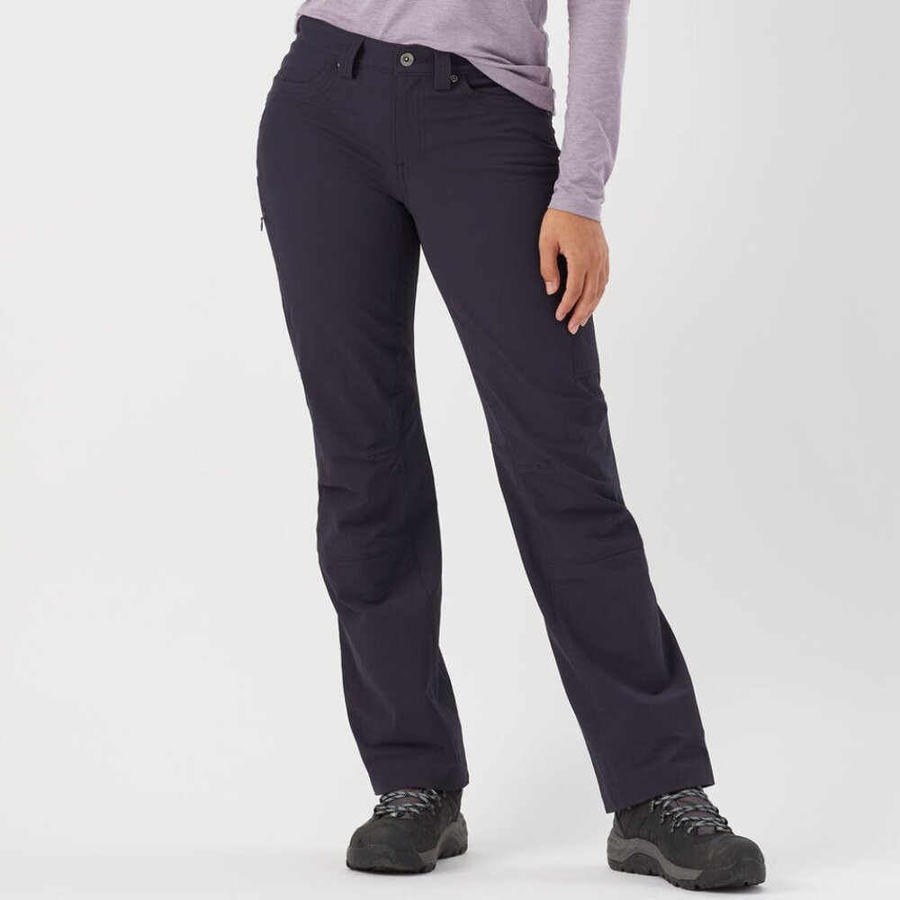 Duluth Trading Company Women's Flexpedition Pants Navy Blue 14 x 33